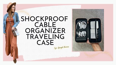 Shockproof cable organizer traveling case review