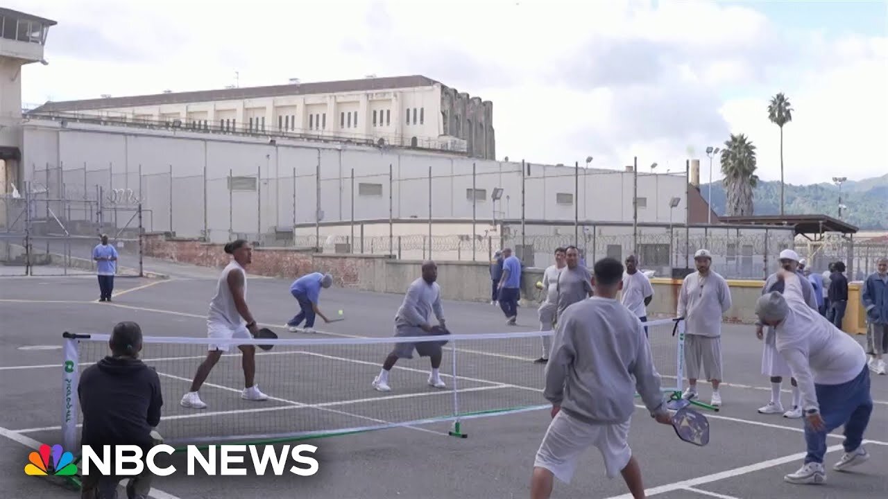 California prisoners play pickleball to build community