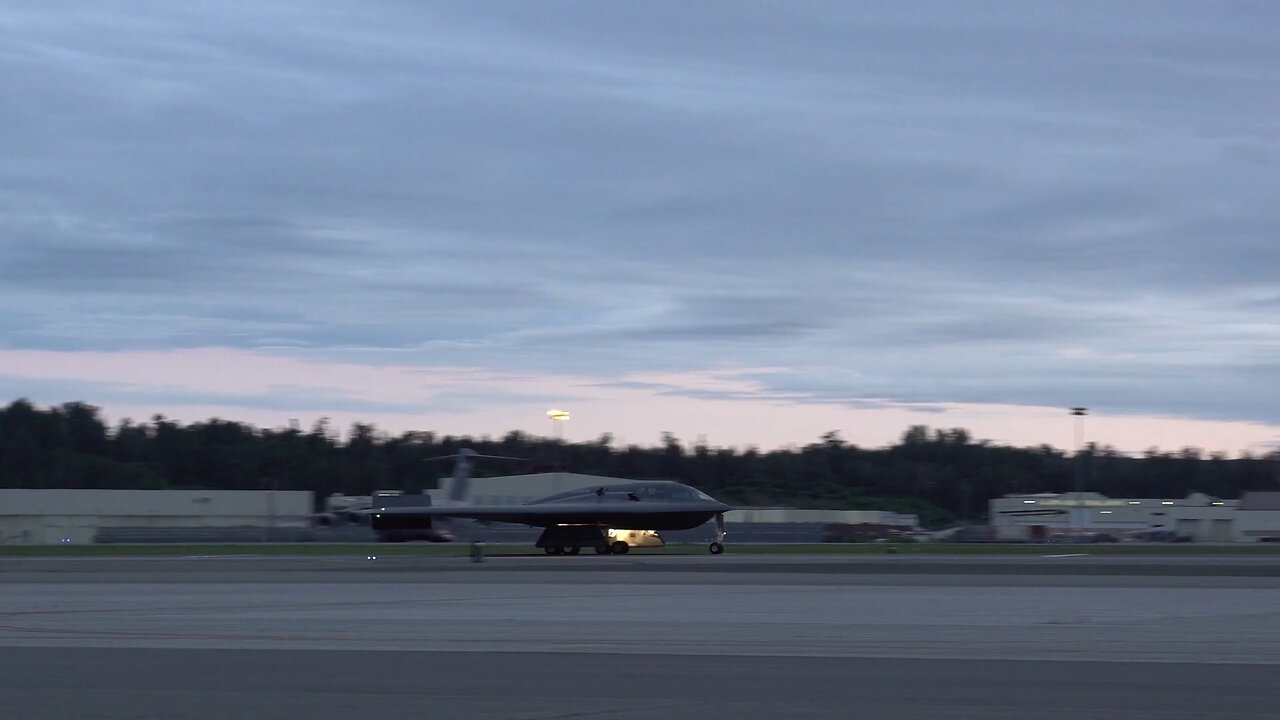 B-2 Spirit lands/takes off at JBER