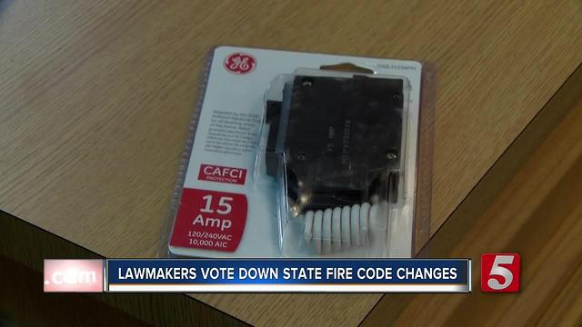 Fire Code Rule Change Voted Down