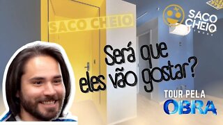 TOUR PELO ESTÚDIO SACO CHEIO TV - TERMINAMOS A PINTURA!