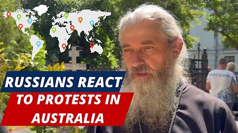 Russians react to Australian pro-Russian protests