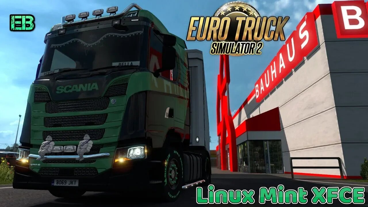 Trucking on Linux Mint LIVE #1(Euro Truck Simulator 2) Genoa to Nice