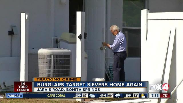 More items stolen from Sievers home