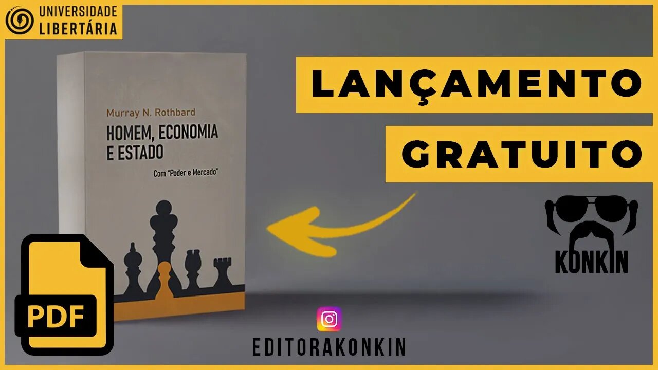 Live de Lançamento do Homem, Economia e Estado com Poder e Mercado