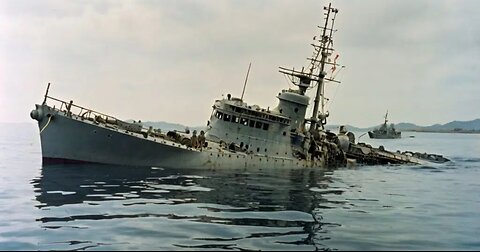 Tragic Sinking of Japanese Naval Ship Ukushima