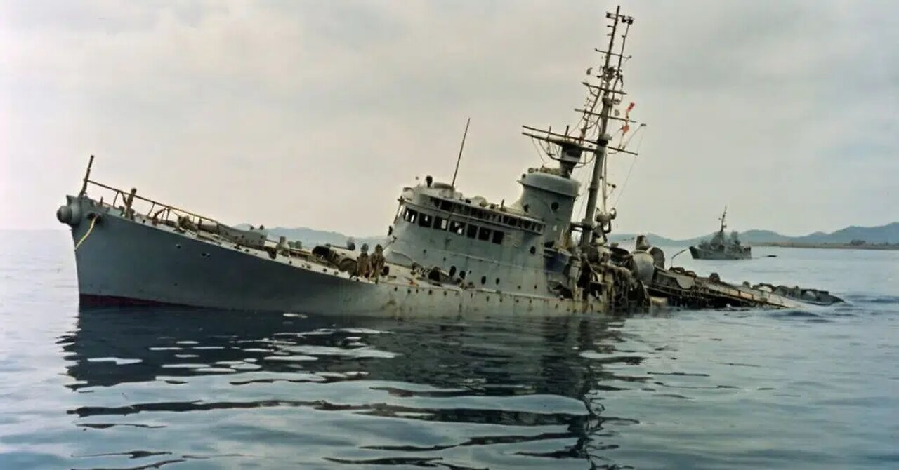 Tragic Sinking of Japanese Naval Ship Ukushima