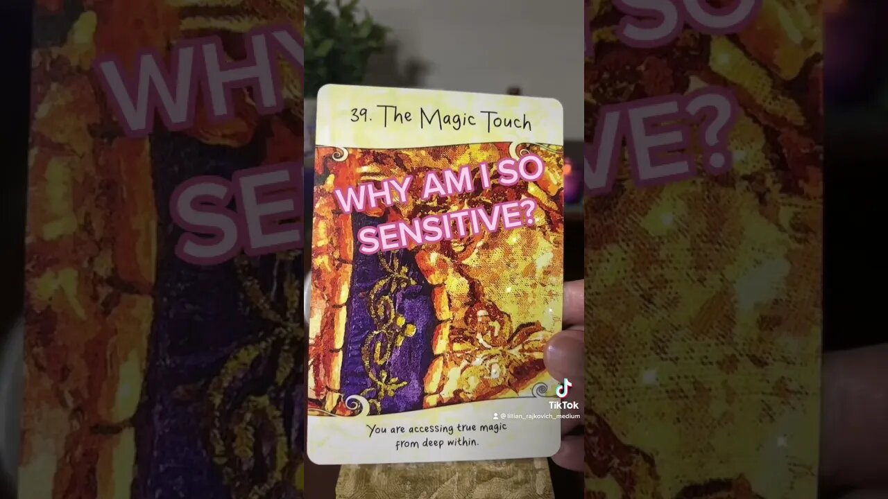 WHY AM I SO SENSITIVE? #guidance #love #tiktok #empath #oracle #message