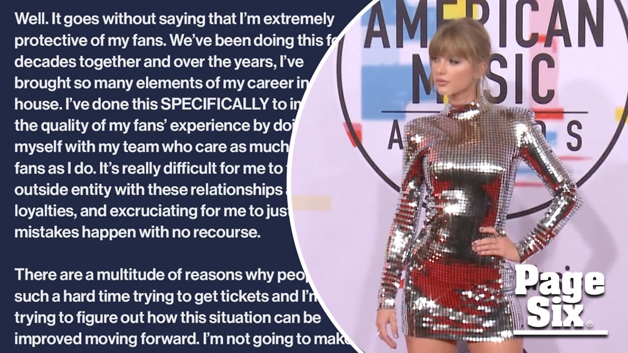 Angry Taylor Swift speaks out after Ticketmaster's 'Eras Tour' ticket disaster