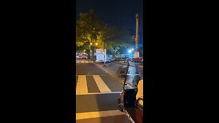 The moment U-Haul truck crashes near White House in Lafayette Square