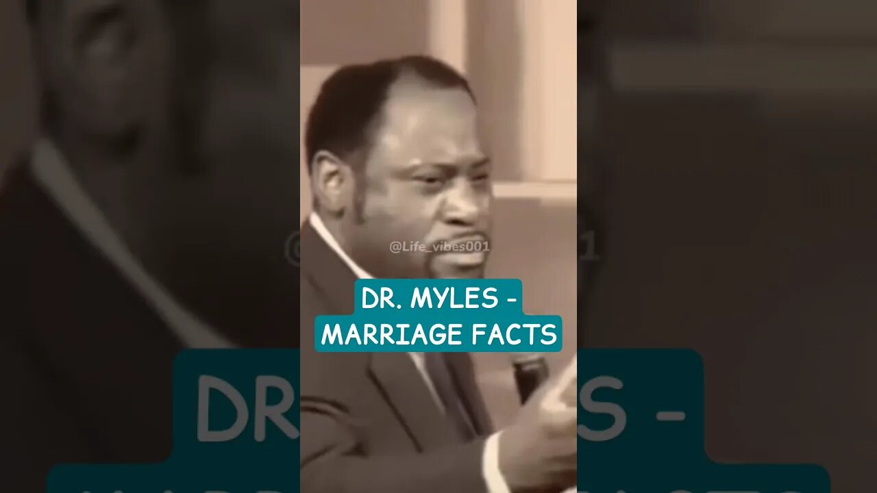 Dr. myles marriage facts #shortsvideo #shortsyoutube #viral #inspiration #faith
