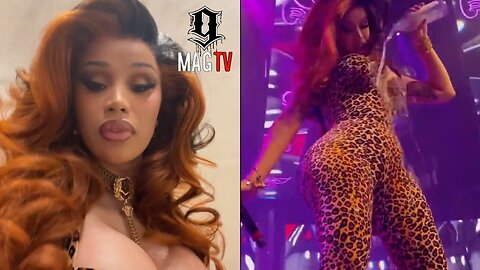 Cardi B's Viral Las Vegas Performance Has Followers Questioning Her BBL & Weight! 😱