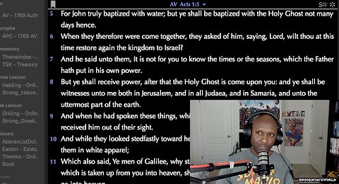 Acts Chapter 1 verse 6 through 20