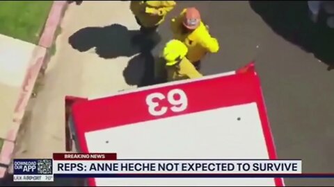 Anne Heche video showing the actress was just fine after the accident, trying to escape the body bag