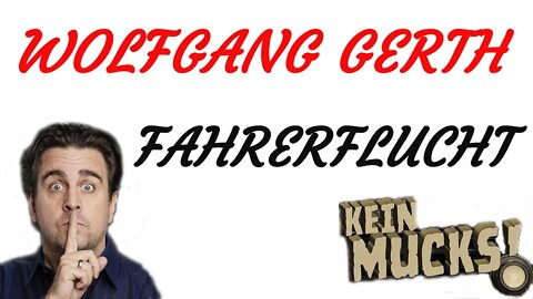 KRIMI Hörspiel - KEIN MUCKS - Wolfgang Gerth - Fahrerflucht