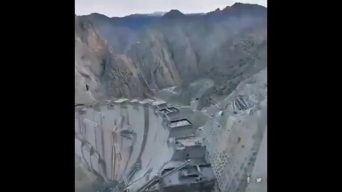 The Yusufeli Dam, This dam is an arch dam under construction on the Çoruh River inTurkey