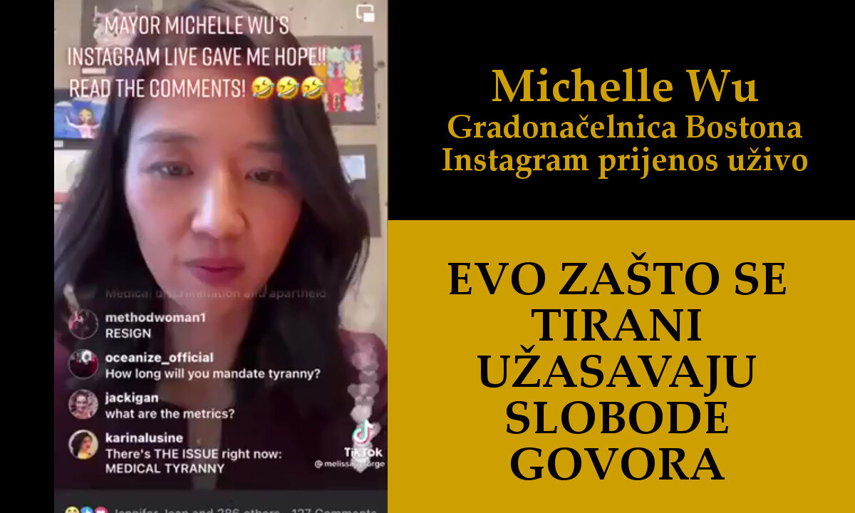 EVO ZAŠTO TIRANI NE VOLE SLOBODU GOVORA - Michelle Wu - Hrvatski prijevod