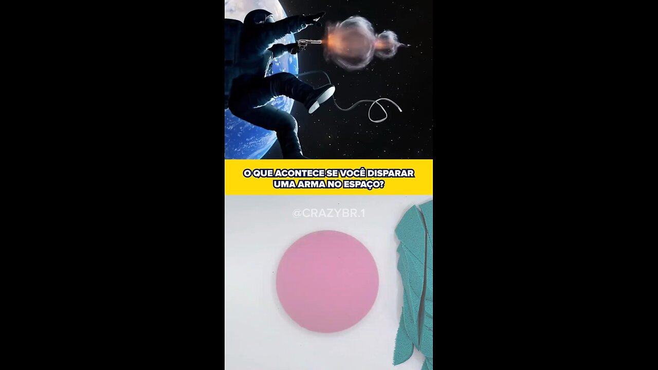ATIRAR NO ESPAÇO É POSSÍVEL???! #espaço #tiro #possível #viral #curiosidades