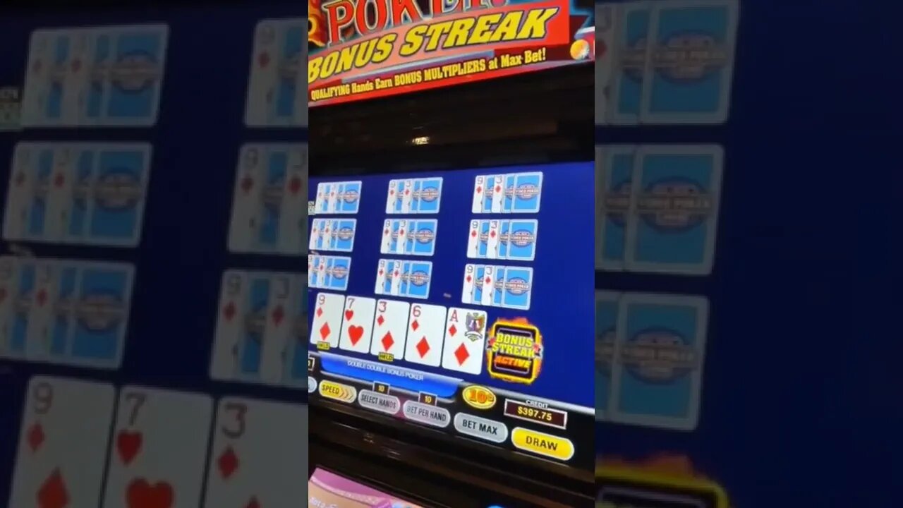 Quad 4 again! #videopoker #ultimatex #royalflush #jackpot #slots #lasvegas