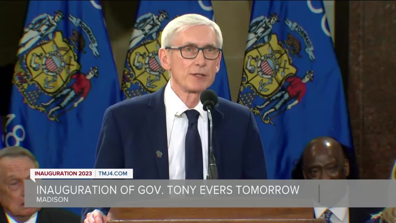 Gov. Tony Evers' second inauguration ceremony to be held Tuesday