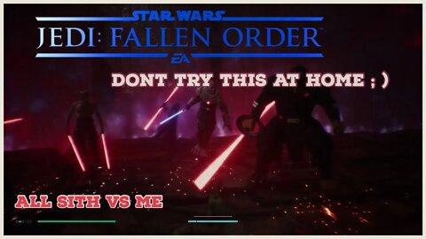 StarWars Jedi Fallen order Community Update - Building your Own Battles! All Sith Vs Me