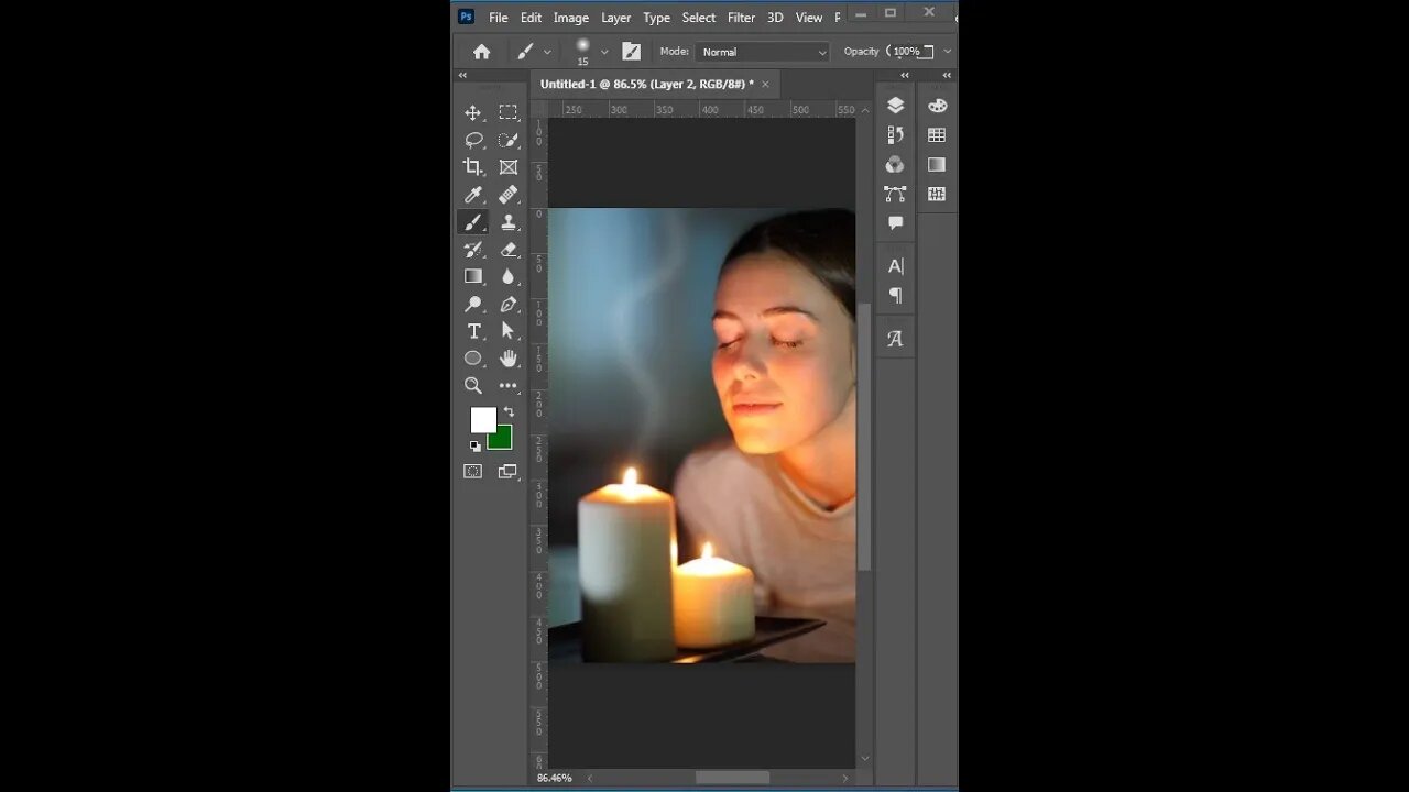 Smoke Effect #shorts #adobe #photoshop