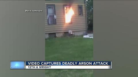 Video captures deadly arson attack