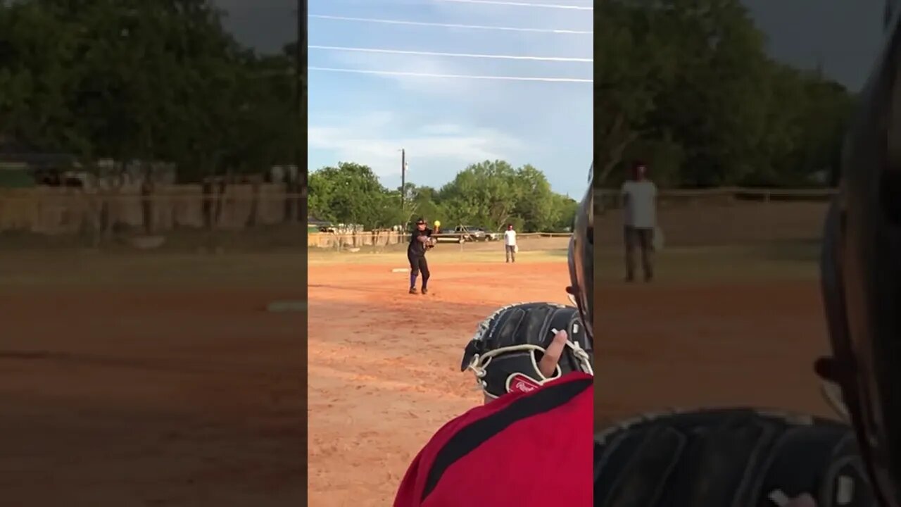 8 year pitching [12U scrimmage]