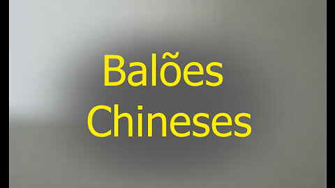 Balões Chineses