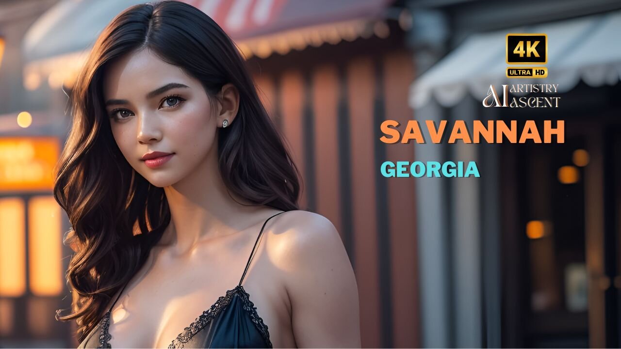 Savannah: Sultry Silk Slip Dress Lookbook in 4K AI Artistry #aiartstyascent