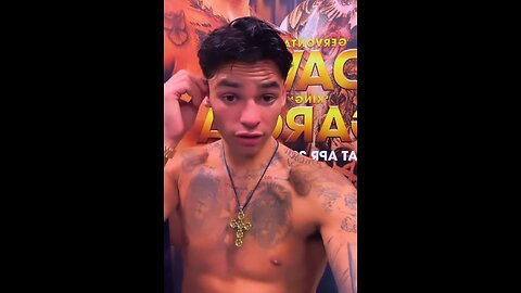 RYAN GARCIA AFTER HIS FIGHT WITH TANK