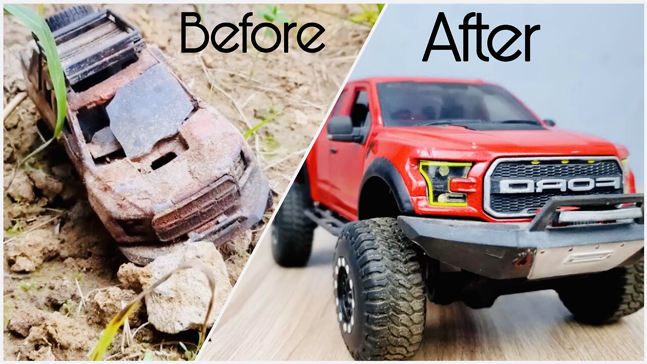 Restoration Pickup Truck Ford Raptor F150 4x4