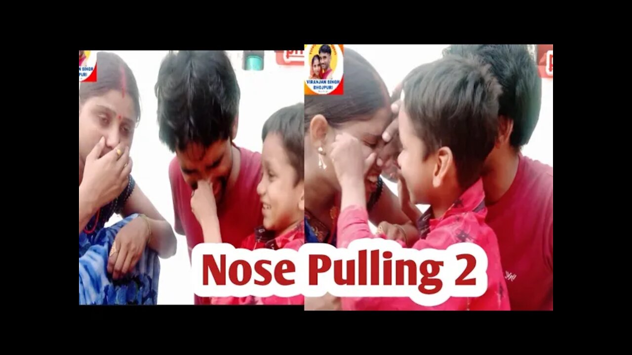 Nose pulling 2 my fist vlog@Mr Vishnuraj Fun