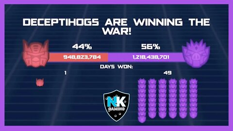 Angry Birds Transformers 2.0 - War Pass S3 - Day 50 Results