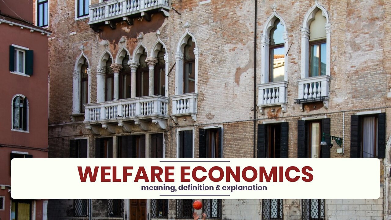 What is WELFARE ECONOMICS?