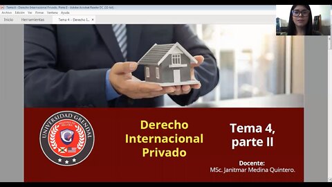 Tema N° 4, parte II. Derecho Internacional Privado. Universidad Grendal Inc.