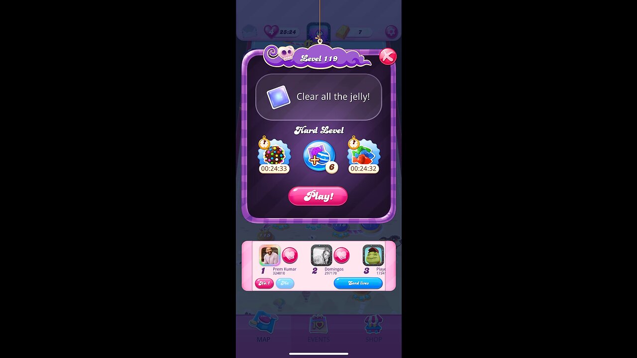 Candy Crush Saga Level 119