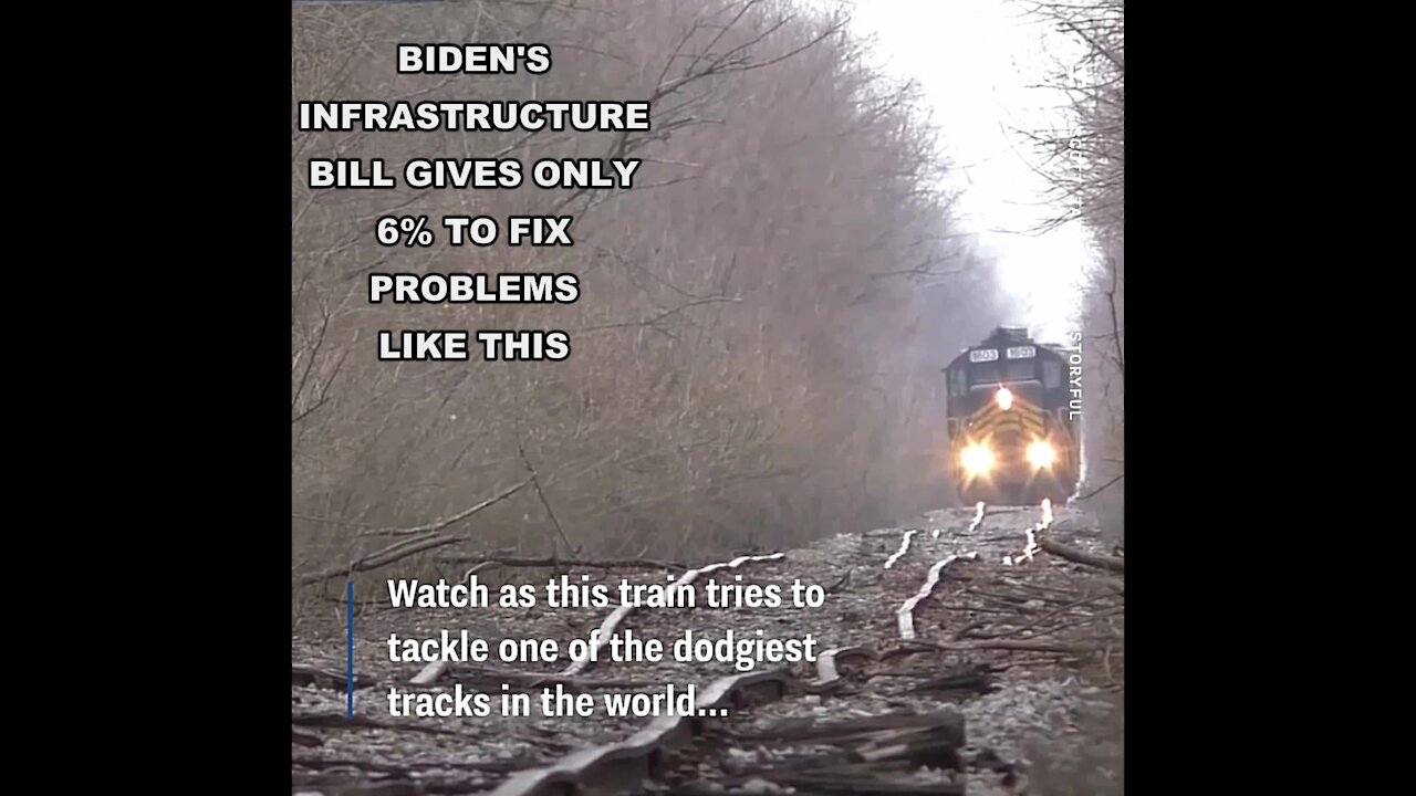 BIDEN'S INFRASTRUCTURE BILL TO FIX RAILROAD PROBLEMS