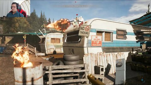 FAR CRY 5 #18 LEVAMOS A CHUCHU PARA CASA SE QUEREM SABER QUEM É A CHUCHU VEJAM