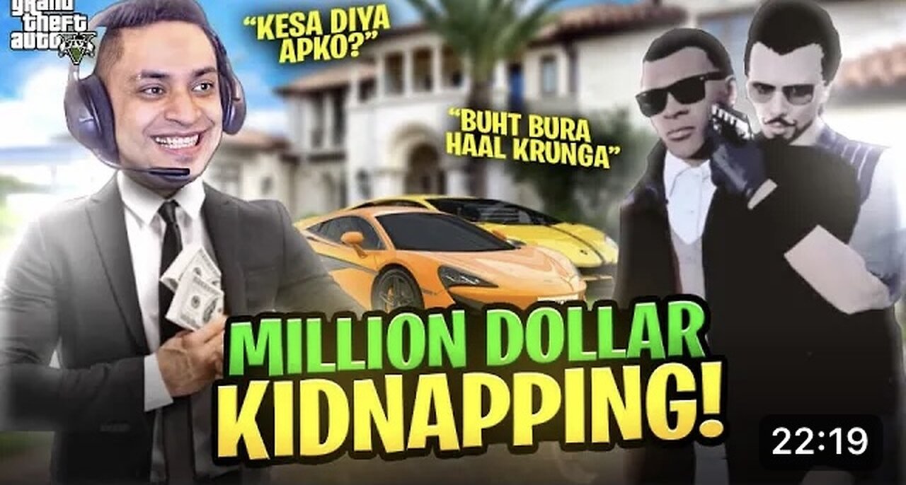 WE DID MILLION DOLLAR KIDNAPPING 😎-GTA 5 GAMEPLAY