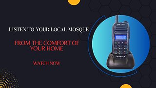 Mosque Adhan/Azan Radio Receiver Walkie Talkie Type DFR-1957