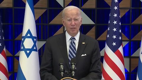 In Israel, Joe Biden Announces "$100 Million Of New U.S. Funding" For Gaza, West Bank