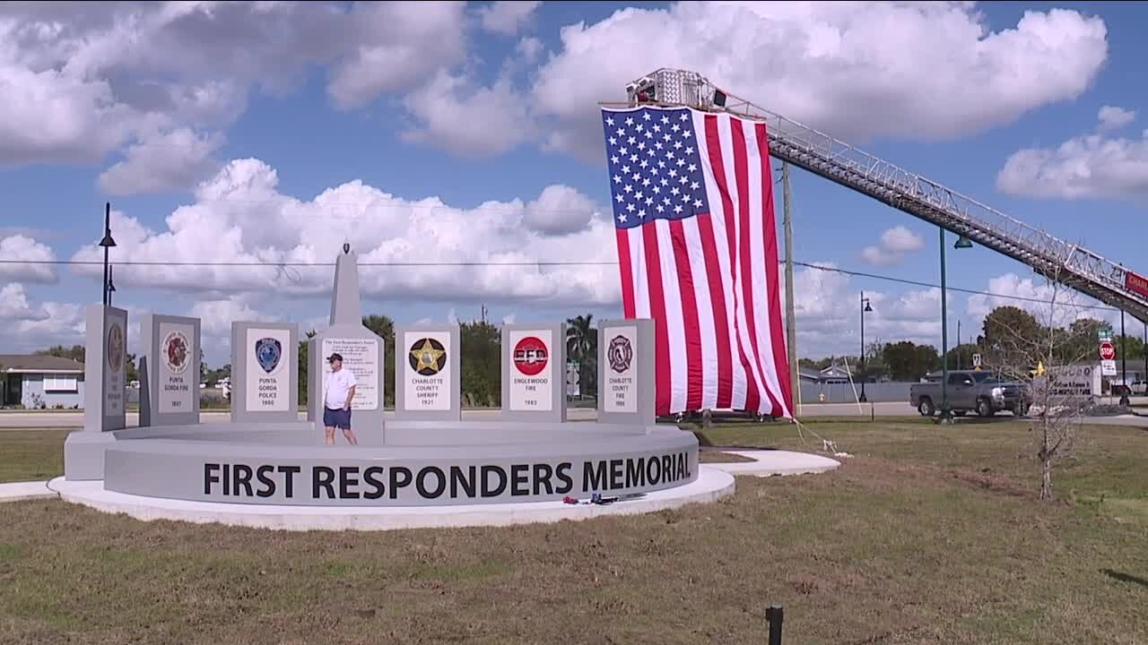 Tribute to first responders in Port Charlotte