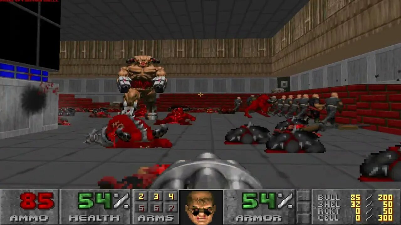 Doom 2 Cybercontrol Level 1 UV Max with Hard Doom