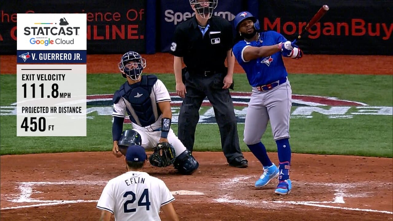 Vladimir Guerrero Jr. crushes a 450-foot homer