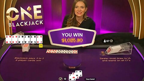 INSANE ONE BLACKJACK BUST BONUS BIG WIN! (LIVE GAMESHOW)