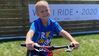 Brunswick community takes on 'Trike and Bike' event honoring 11-year-old's cancer battle