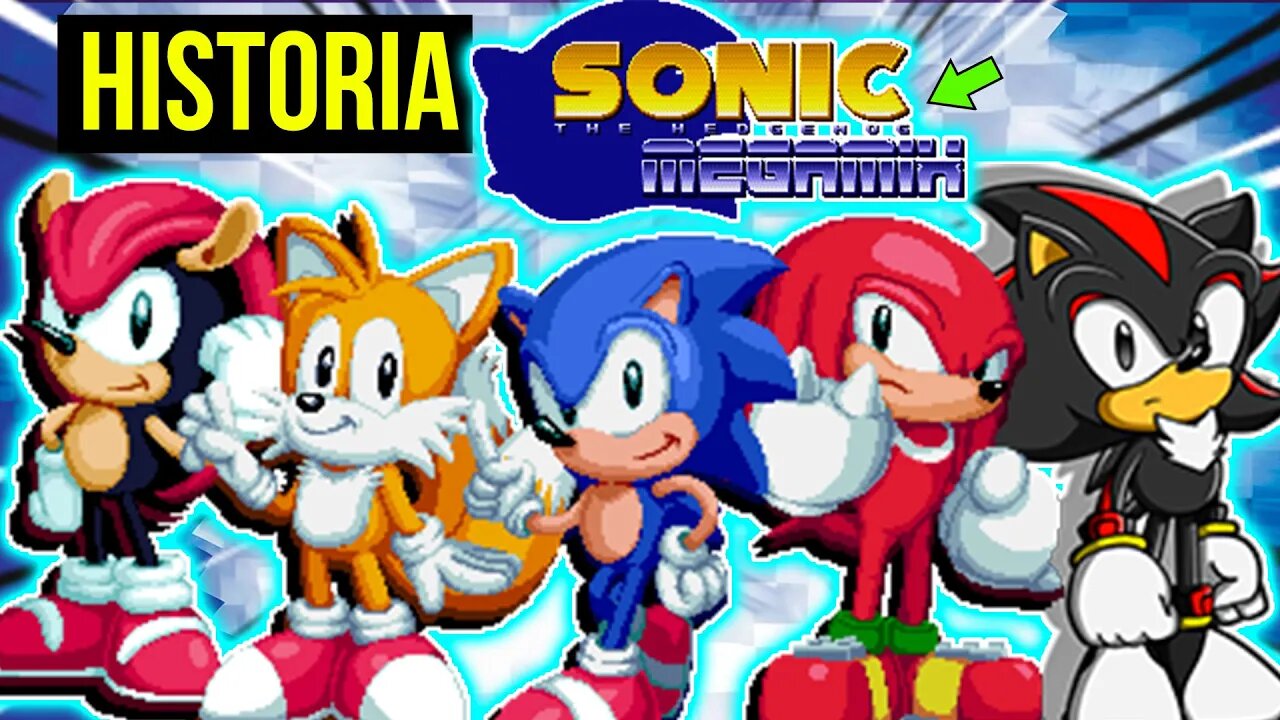 Turma do SONIC voltou 😜| Historia Sonic MEGAMIX