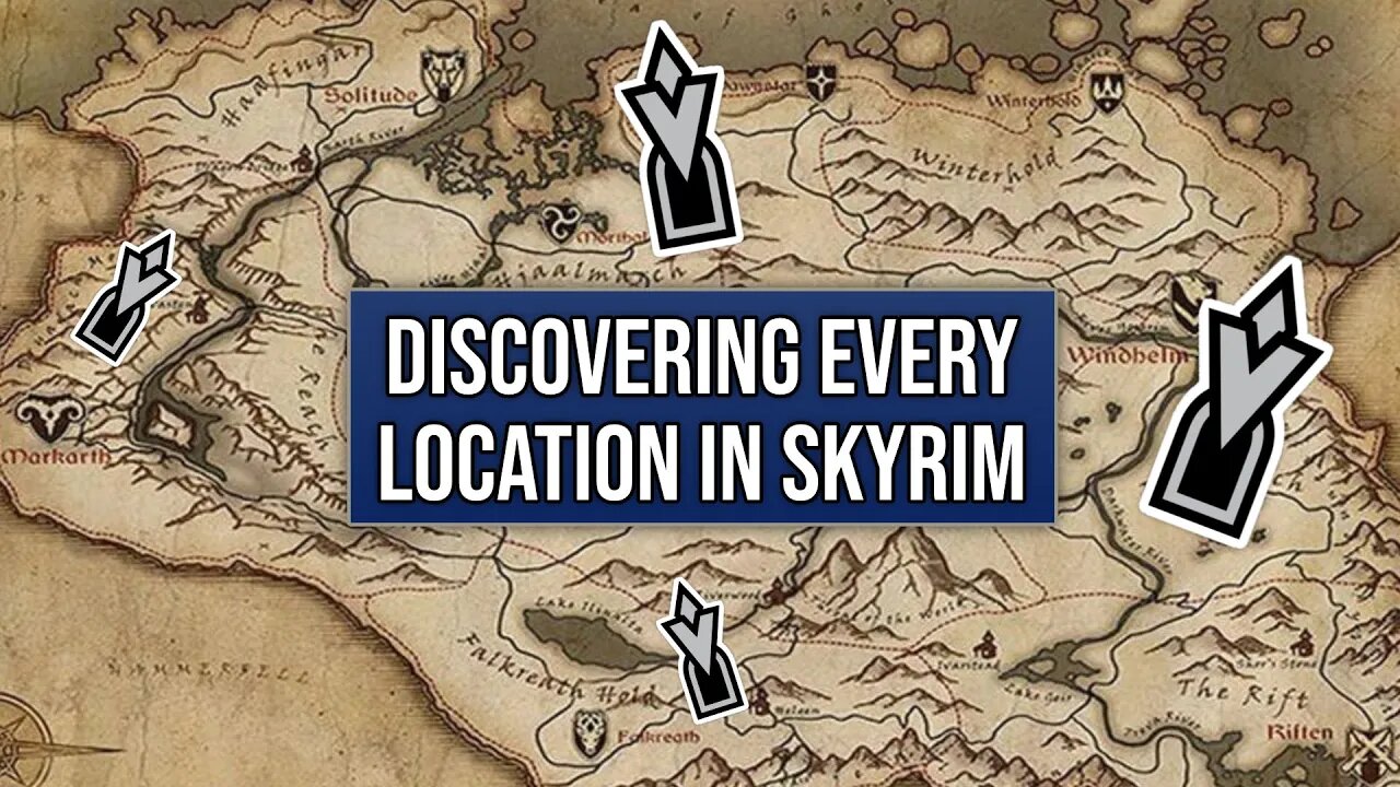 Skyrim Challenge - Discover all Locations before doing the First Quest