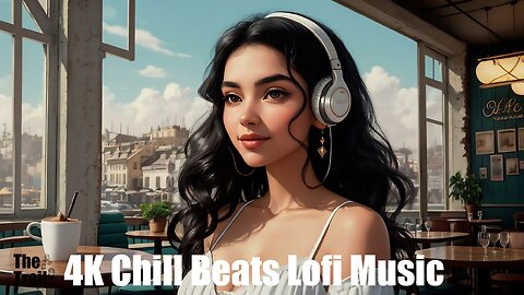 Chill Beats Music - Lofi mysmallheart | (AI) Audio Reactive Cinematic | Blue Sky